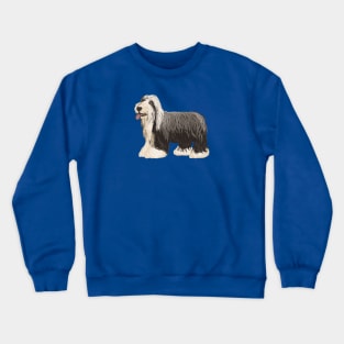 Bearded Collie (Small Design) Crewneck Sweatshirt